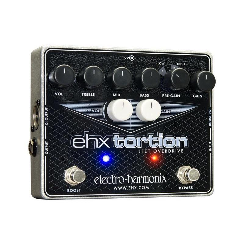 Electro - Harmonix EHXTORTION Guitar Overdrive Pedal with Diverse Tone Options