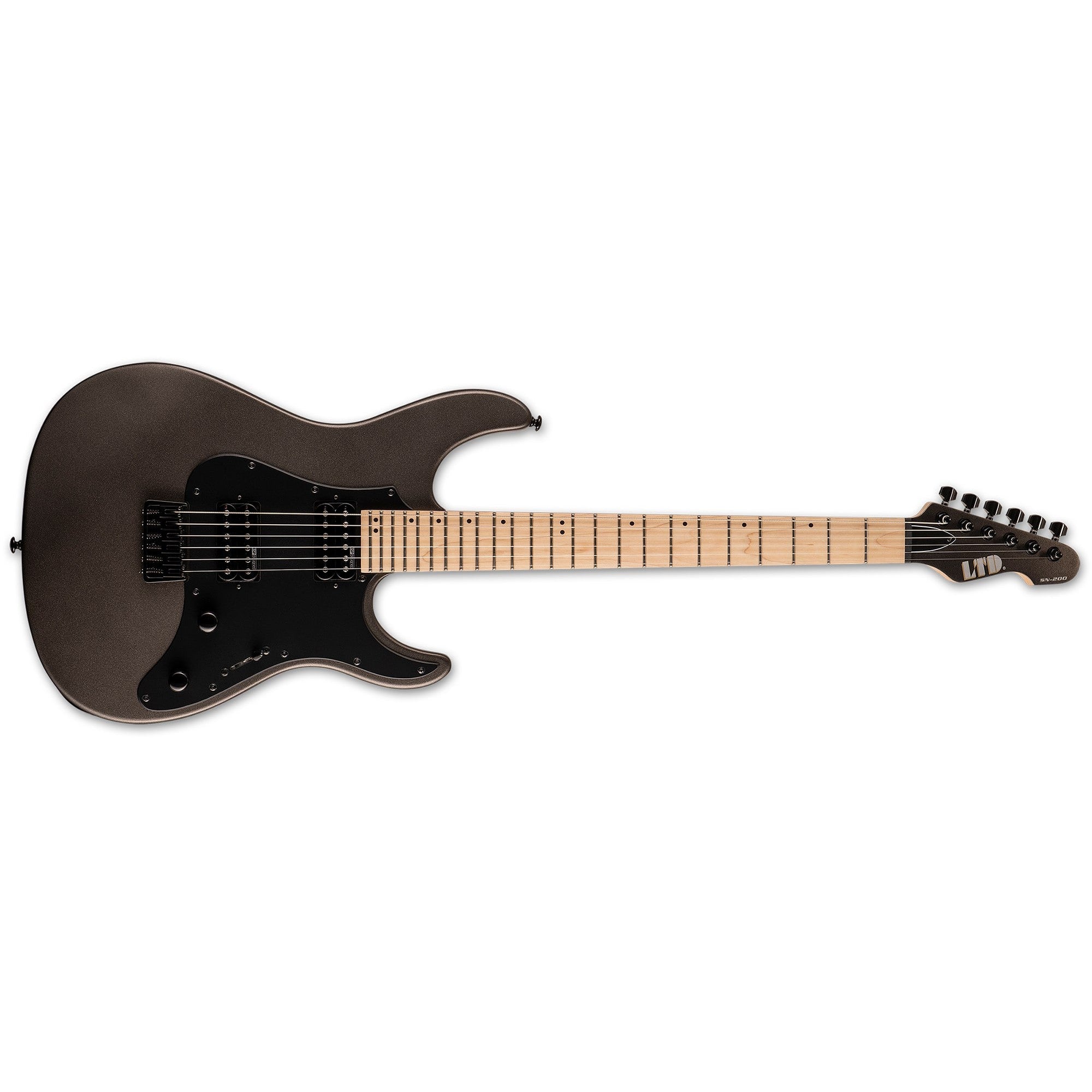 Affordable ESP LTD SN-200HT-MCHMS Electric Guitar in Charcoal Metallic Satin Finish
