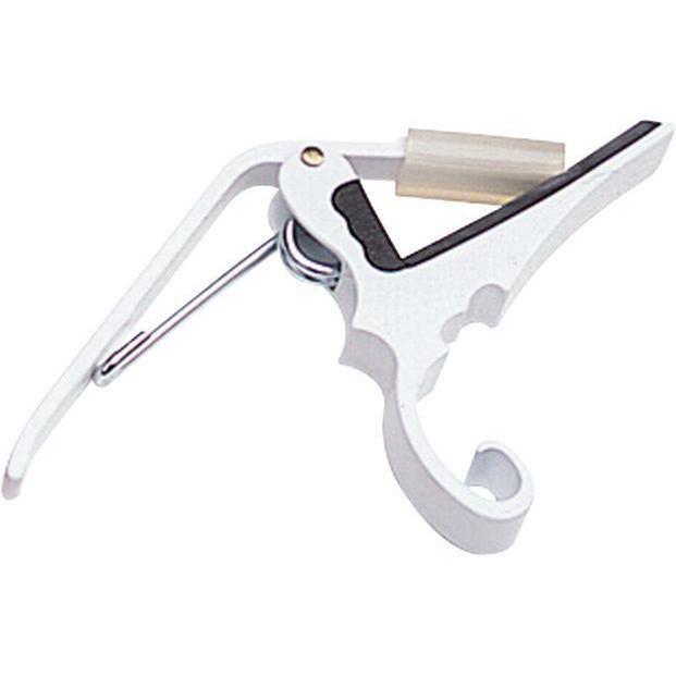 Kyser White 6-String Capo for Acoustic Guitars