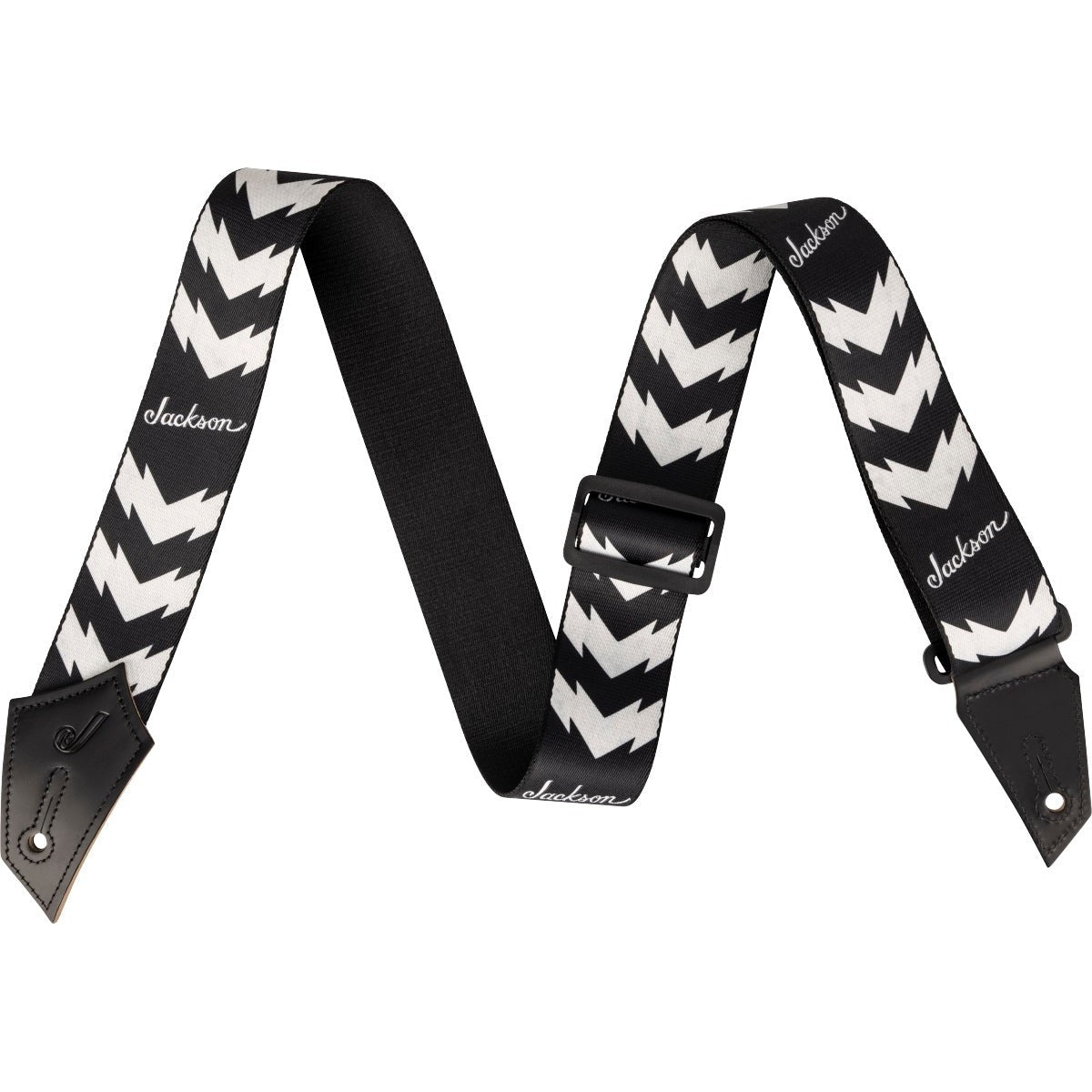 Hot Deal! Jackson Polyester Guitar Strap with Double V Pattern - 4 Color Combos