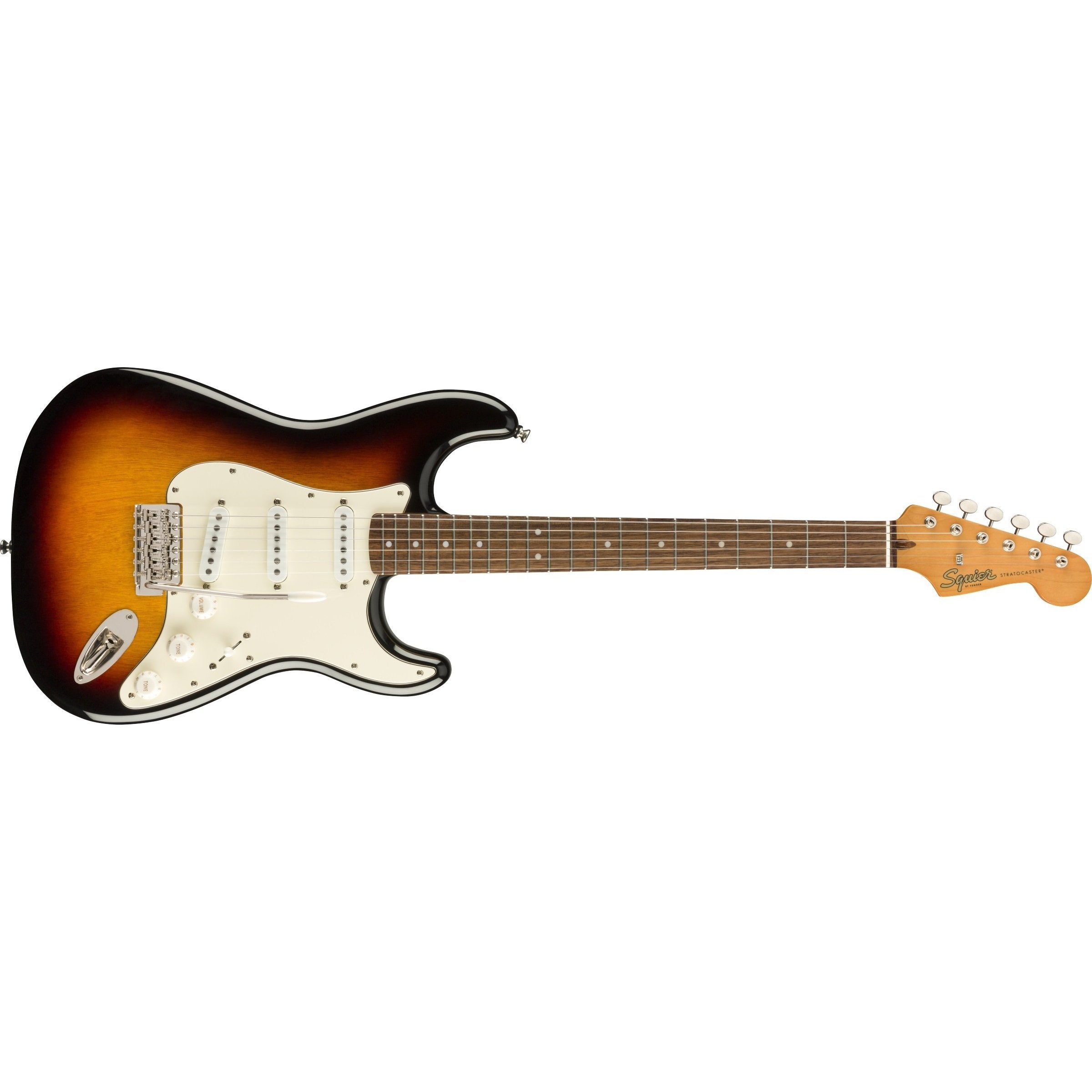 Fender Squier 60's Classic Vibe 3 - Colour Sunburst Stratocaster Electric Guitar