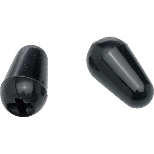 Fender Black Original Strat Switch Tips - 2 Pack