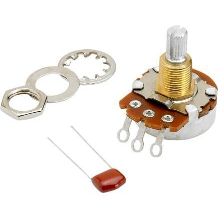 Top-Quality Fender 500K Split Shaft Potentiometer for Guitars - Great Deal!