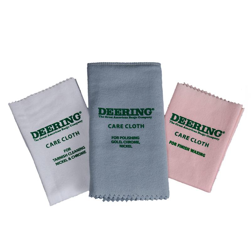 Get Your Banjo in Peak Condition with USA-Made Deering Pink Care Cloth for Finish Waxing