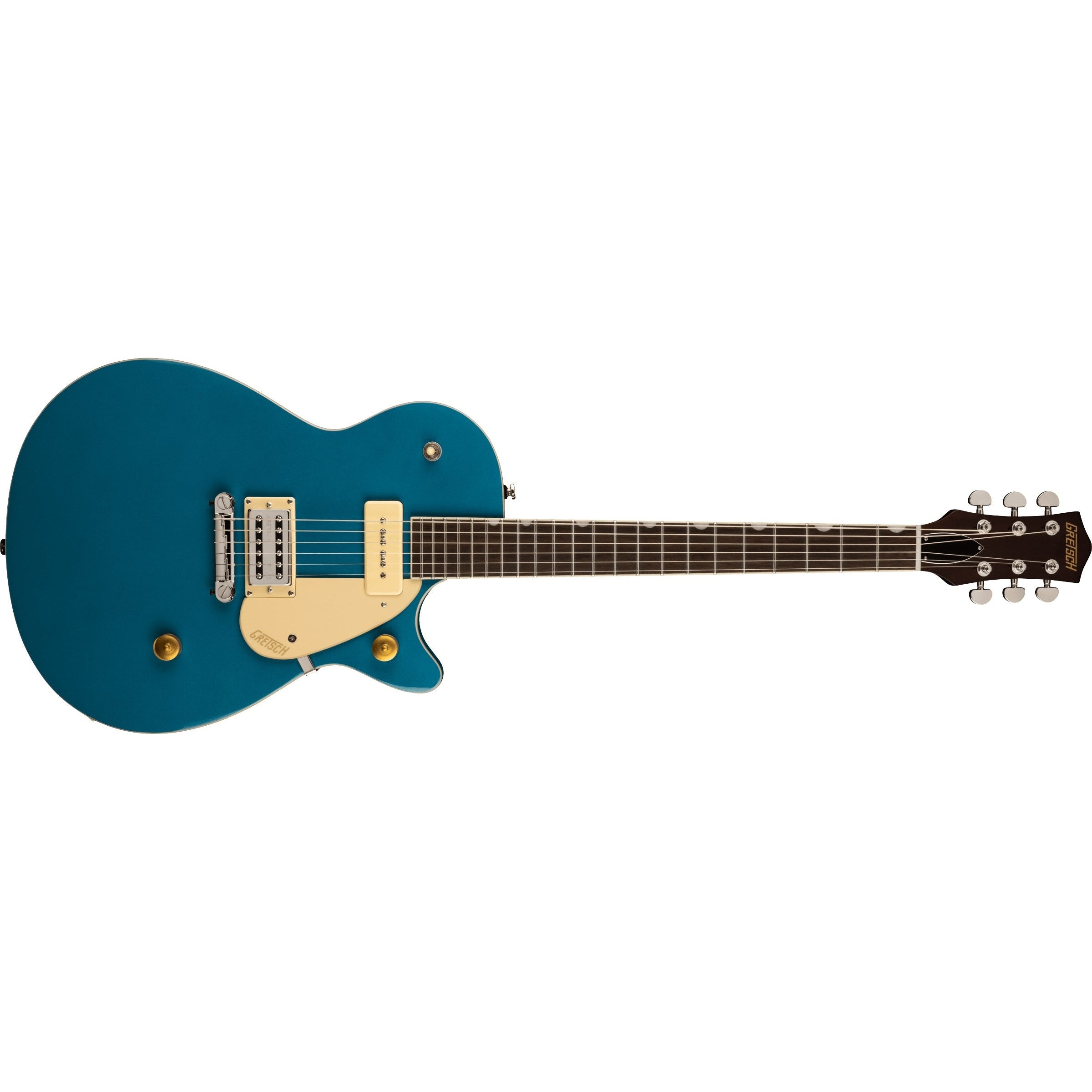 Gretsch G2215-P90 Streamliner Junior Jet Club Electric Guitar in Stunning Ocean Turquoise