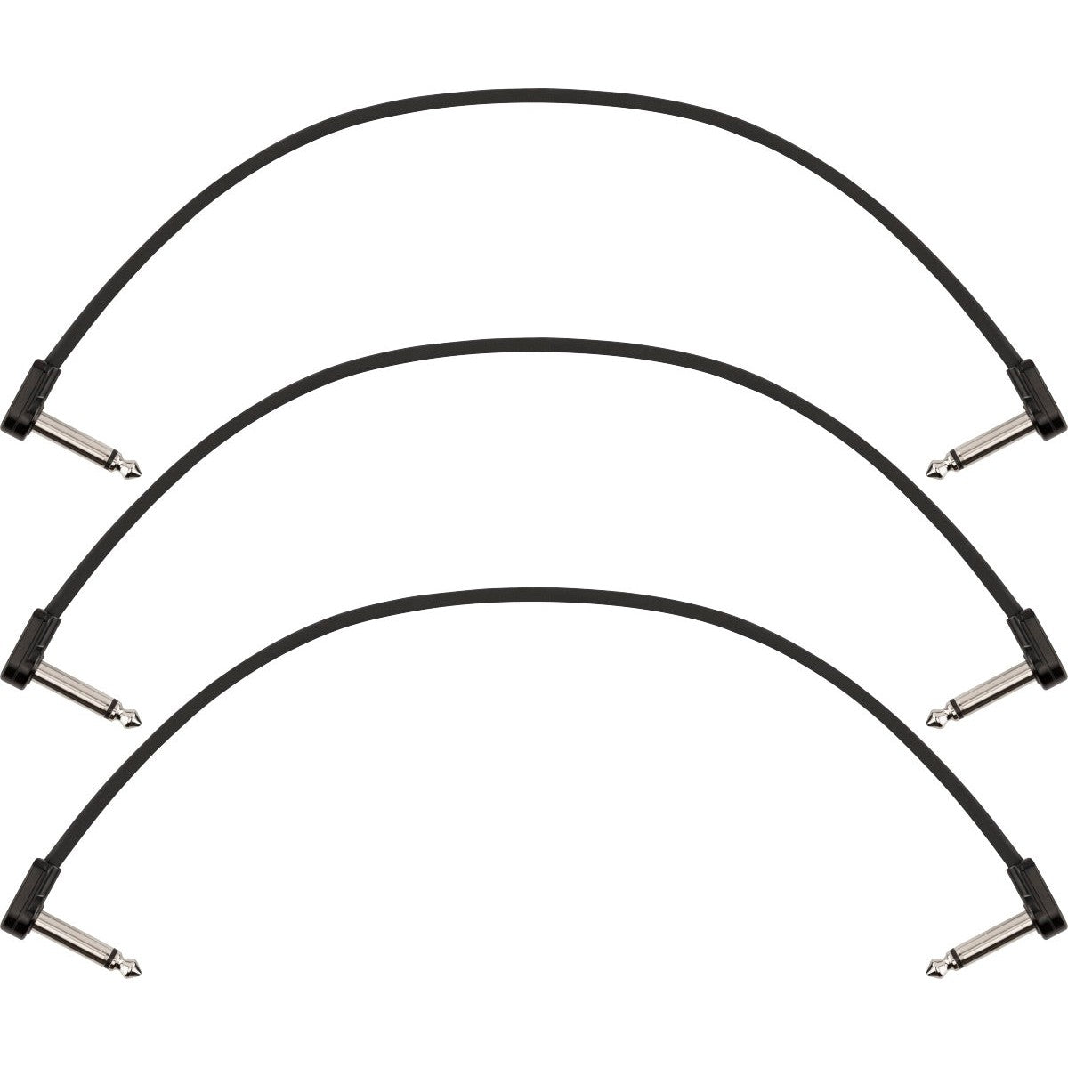 Fender 3-Pack 1/4RA Male-1/4RA Male 12 Blockchain Patch Cables