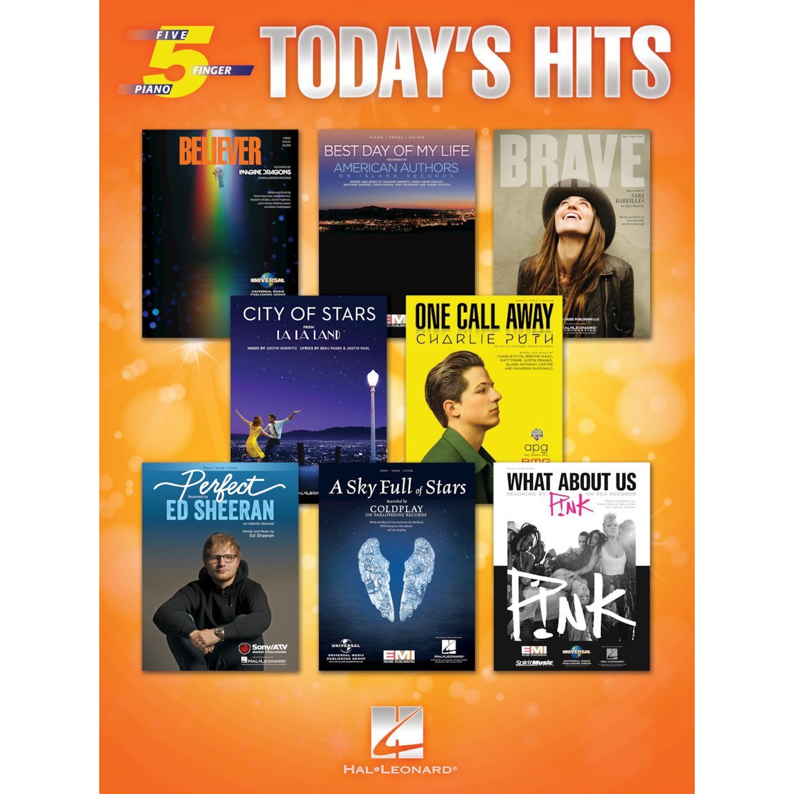 Hal Leonard: Today's Hot Hits for Beginner Five-Finger Piano