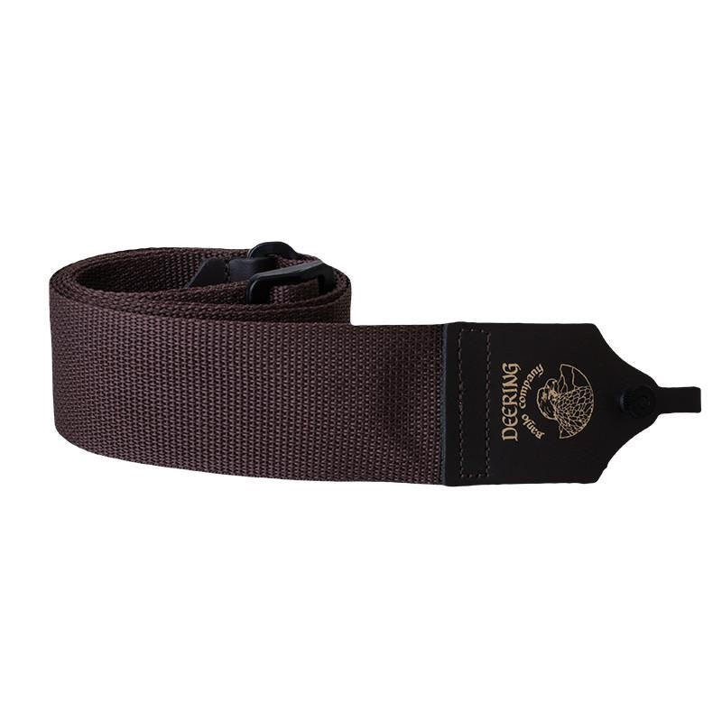 Hot Deal! Deering 2' Brown Nylon Banjo Strap