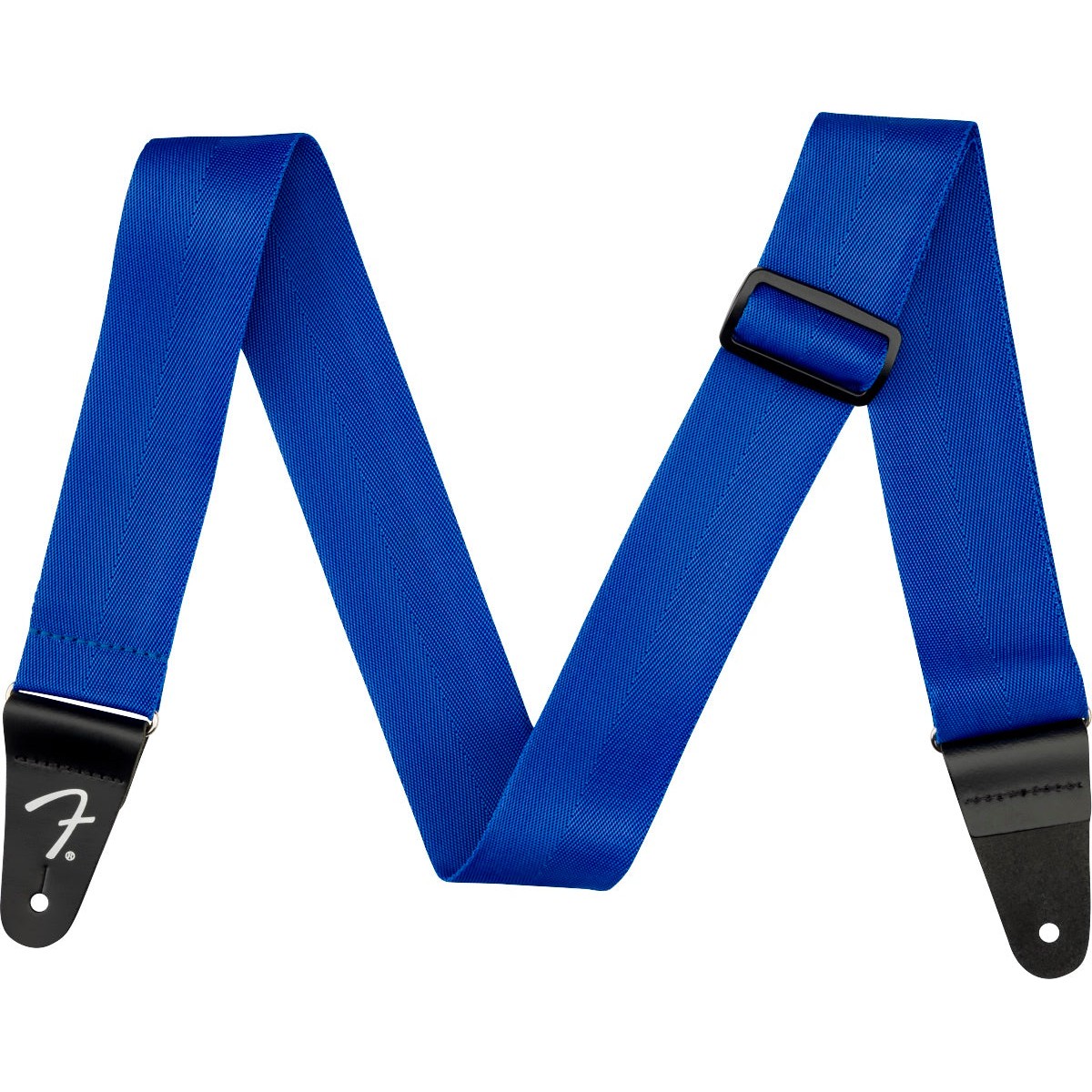 Blue Fender Polypropylene Guitar Strap - Durable & Adjustable for Long - lasting Use