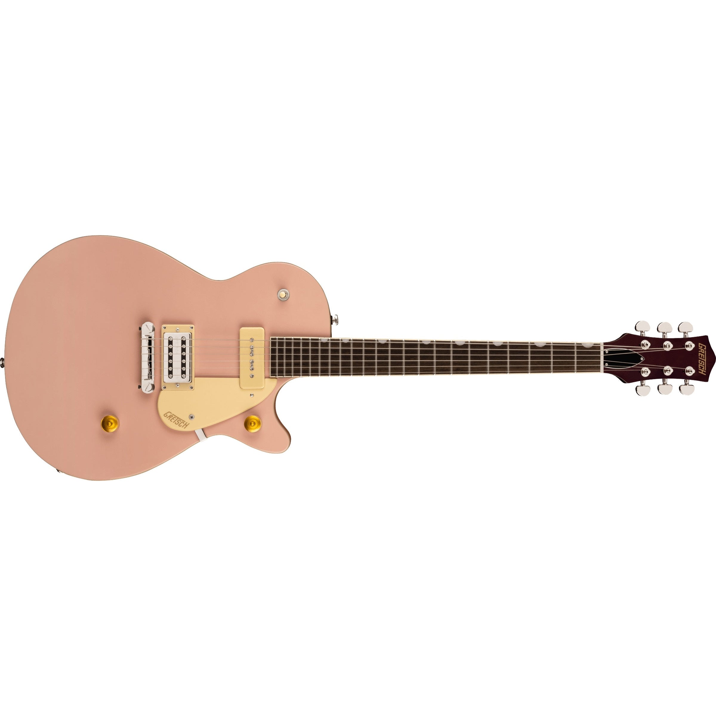 Shell Pink Gretsch G2215-P90 Streamliner Junior Jet Club Electric Guitar