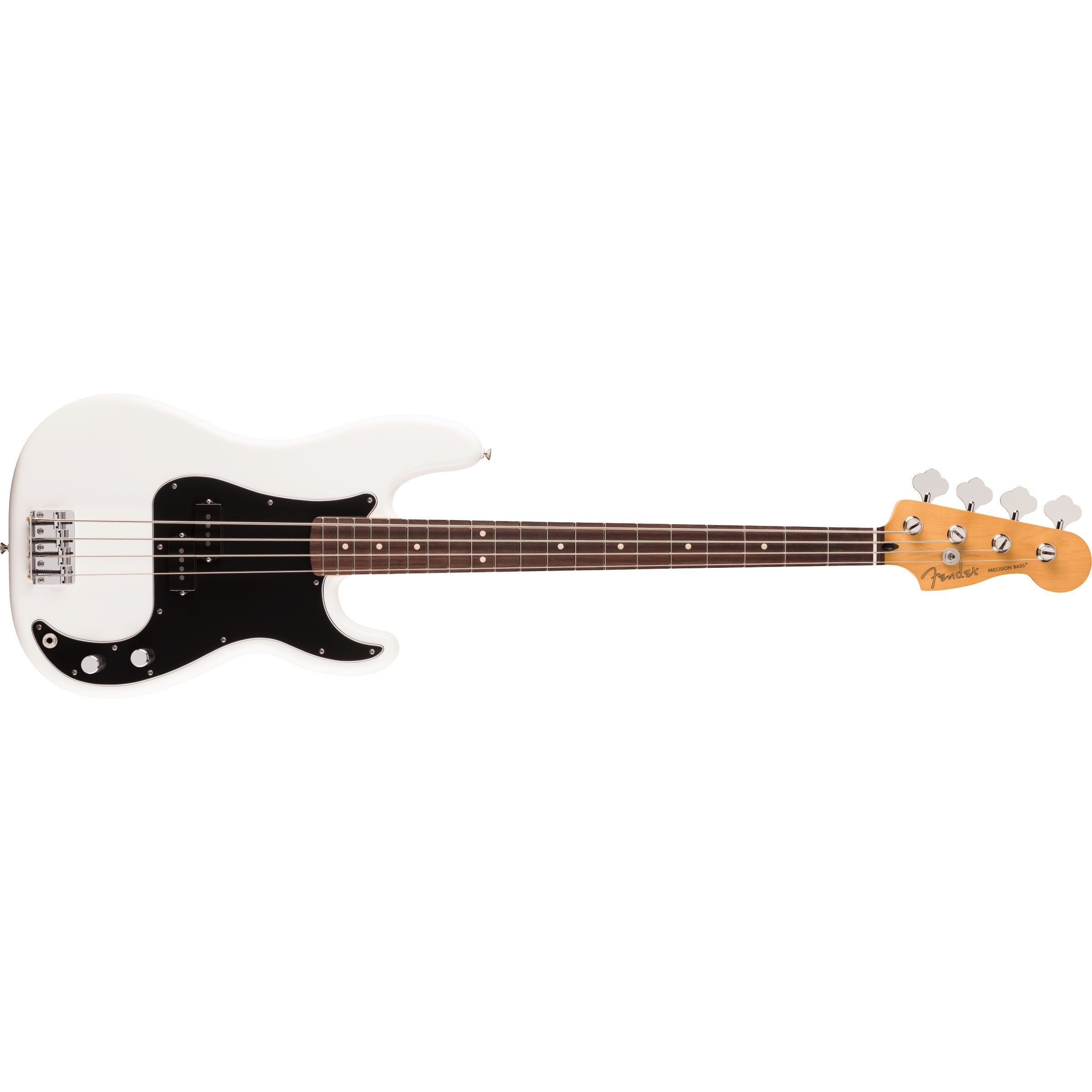 Fender Player II Precision Bass Guitar - RW Polar White with Modern Features