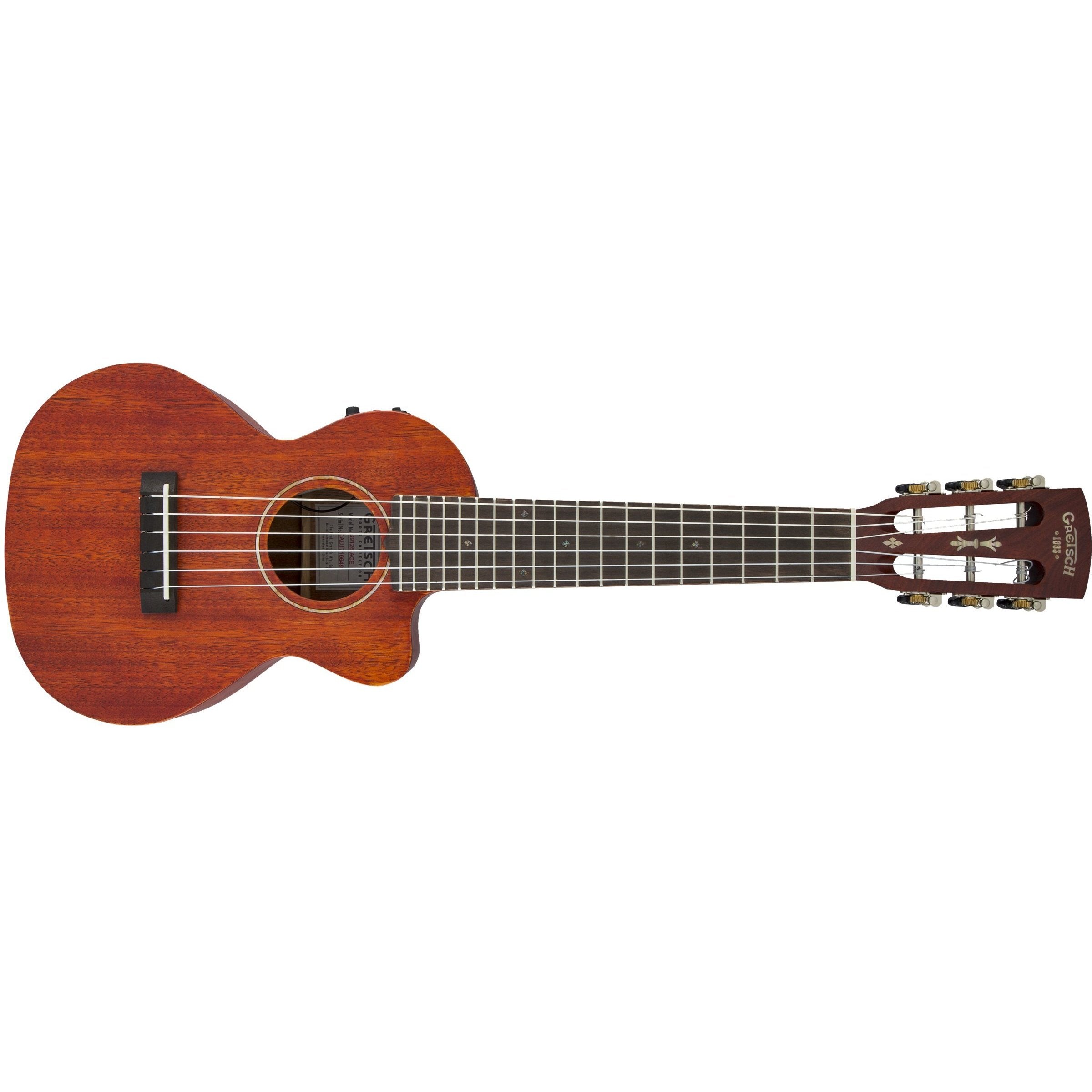 Hot Deal! Gretsch G9126-ACE Acoustic/Electric Guitar-Ukulele with Gig Bag in Honey Mahogany Stain