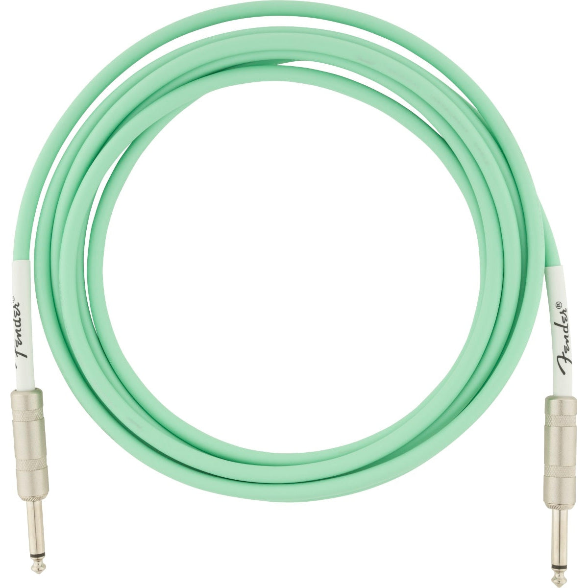 Fender Original Series 10ft Surf Green Instrument Cable with 1/4 Male to 1/4 Male - High - Performance