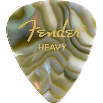 Fender Premium 12-Pack Heavy Abalone Celluloid Guitar Picks - Must-Have for Musicians