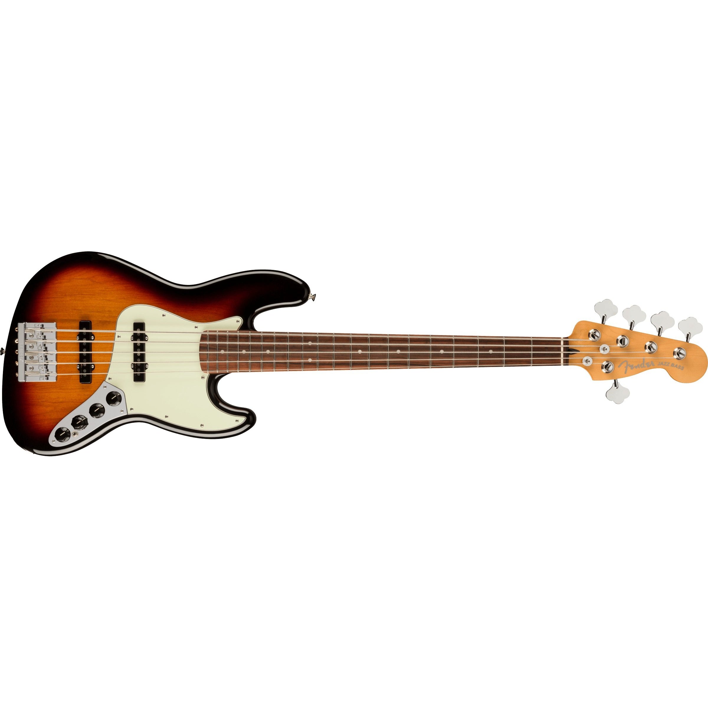 Hot Deal! Fender Player Plus Jazz Bass V Guitar with Pau Ferro Fingerboard and Deluxe Gig Bag in 3 - Tone Sunburst