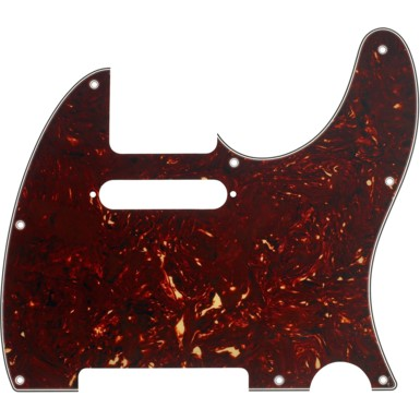 Fender 4-Ply Tortoise Shell 8-Hole Tele Style Pickguard