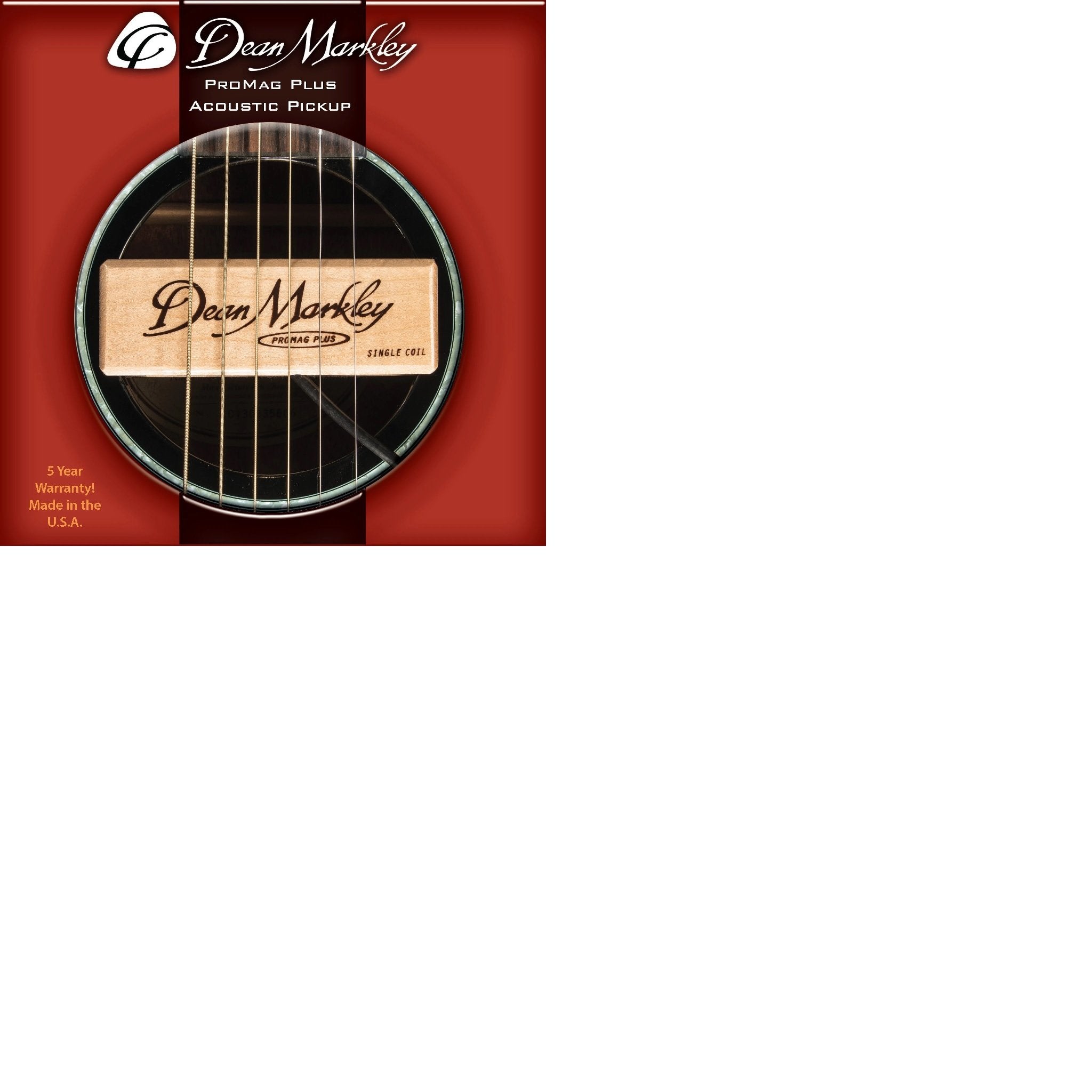 Dean Markley 3010 Pro Mag Plus - Top - Selling Acoustic Soundhole Pickup with Great Features