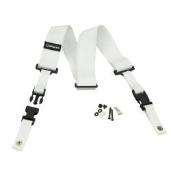 DiMarzio ClipLock Quick Release Nylon Guitar Strap - White (DD2200W) - Premium Quality