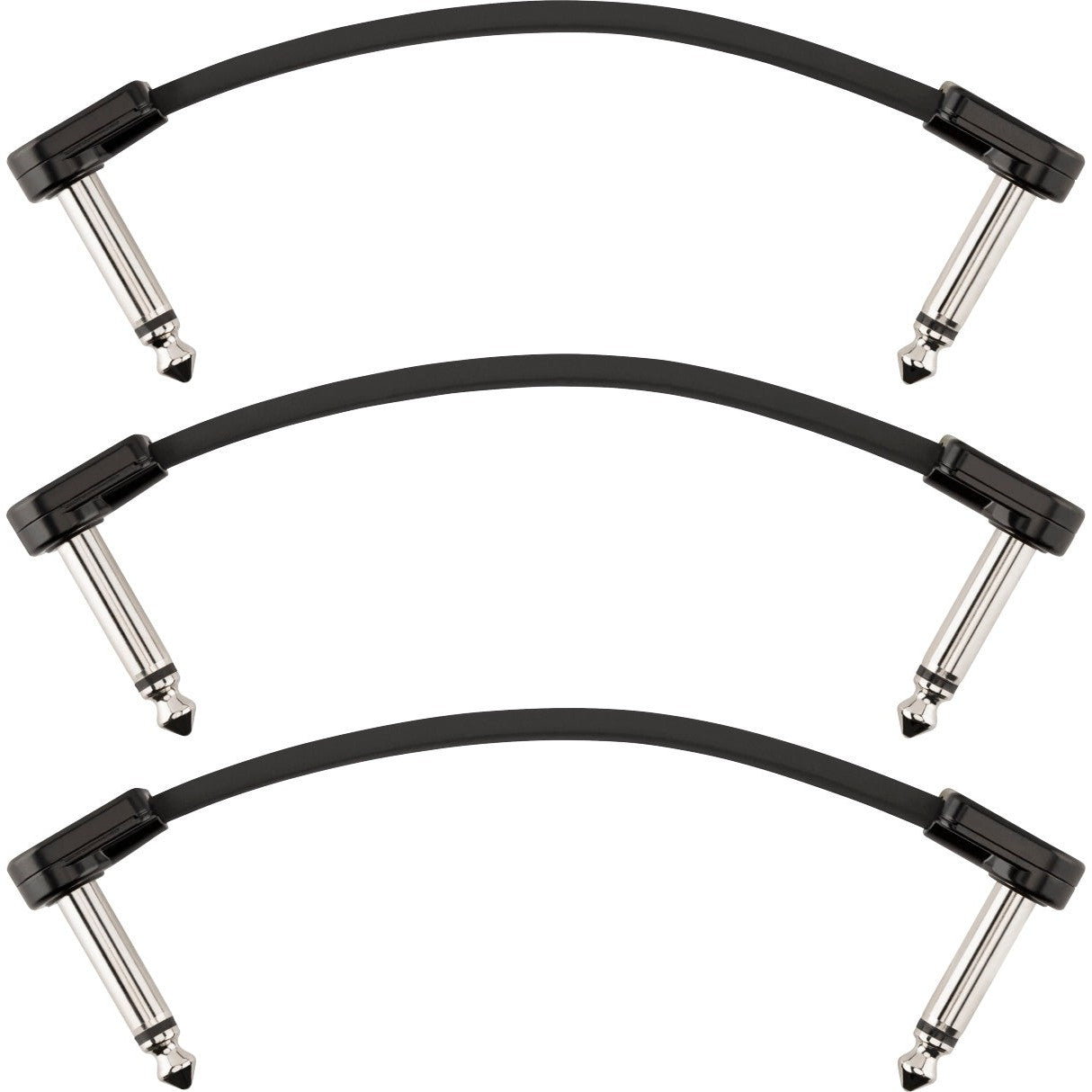 Fender Blockchain 3-Pack 1/4RA Male-1/4RA Male Patch Cables