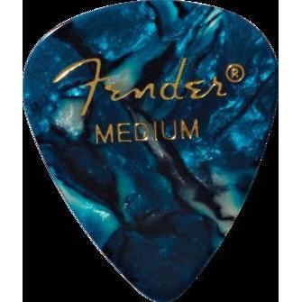 Hot Deal! Fender 12-Pack Medium Ocean Turquoise Premium Celluloid Guitar Picks