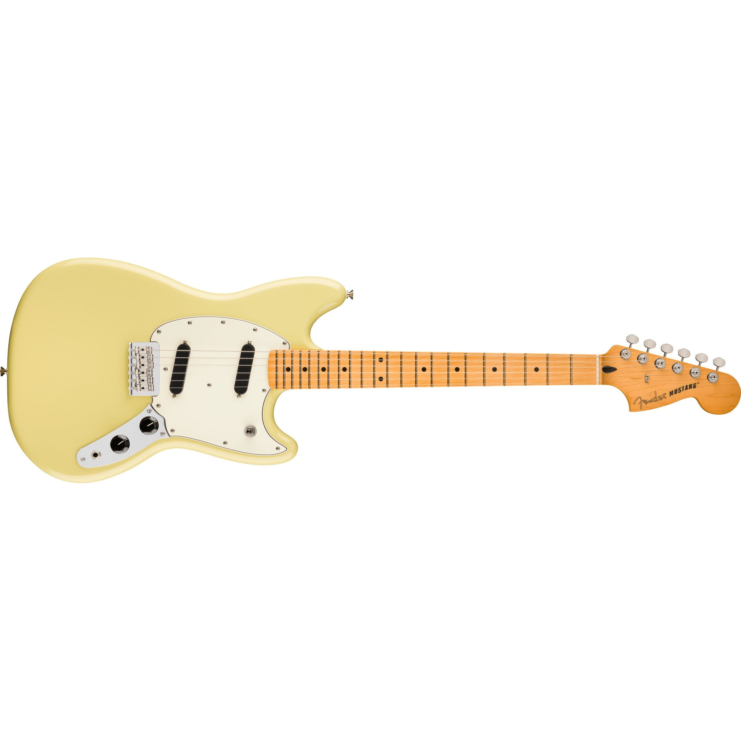 Fender Player II Mustang Electric Guitar in Striking Hialeah Yellow