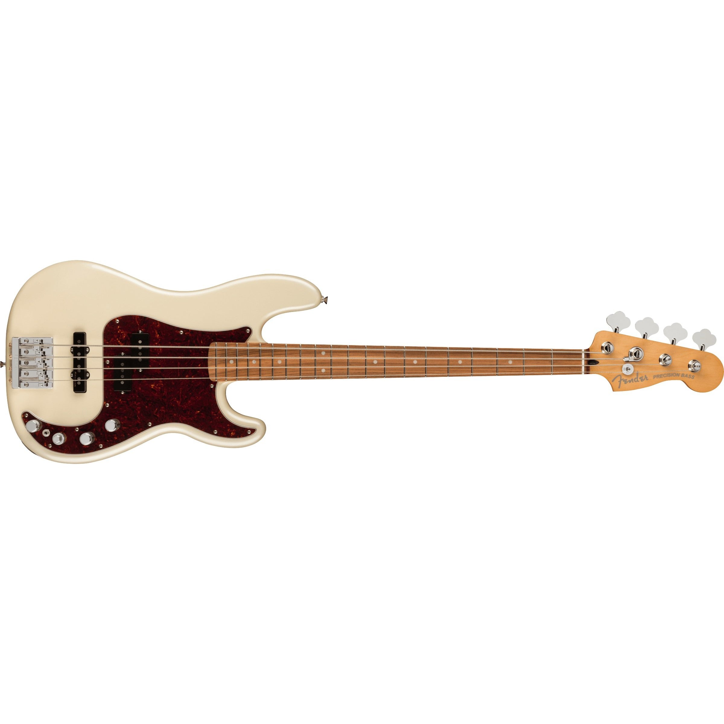 Fender Player Plus Precision Bass Guitar Pau Ferro with Gig Bag - Olympic Pearl | Hot Deal