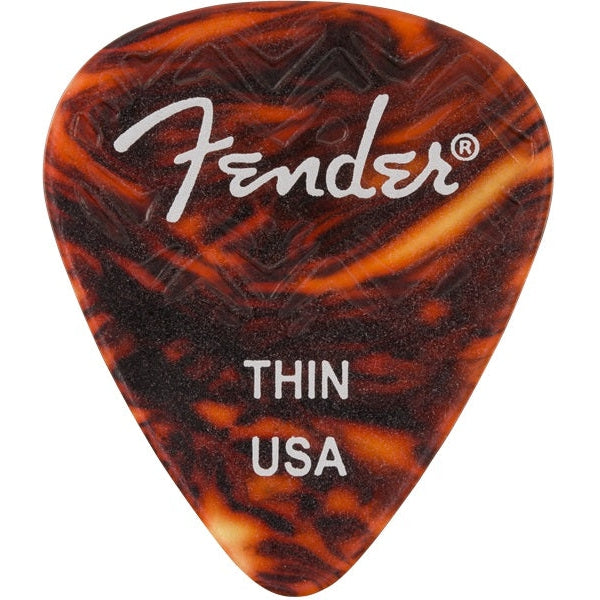 6-Pack of Fender 351 Wavelength Thin Celluloid Guitar Picks
