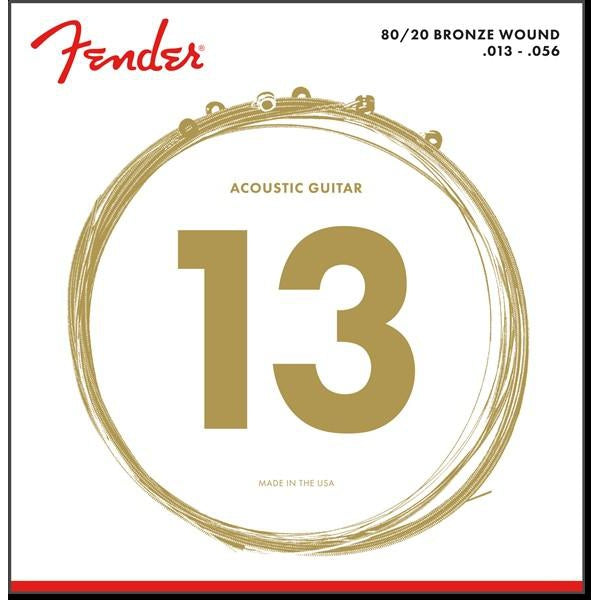 Hot Deal! Fender Medium 13 - 56 Acoustic Guitar Strings in 80/20 Bronze
