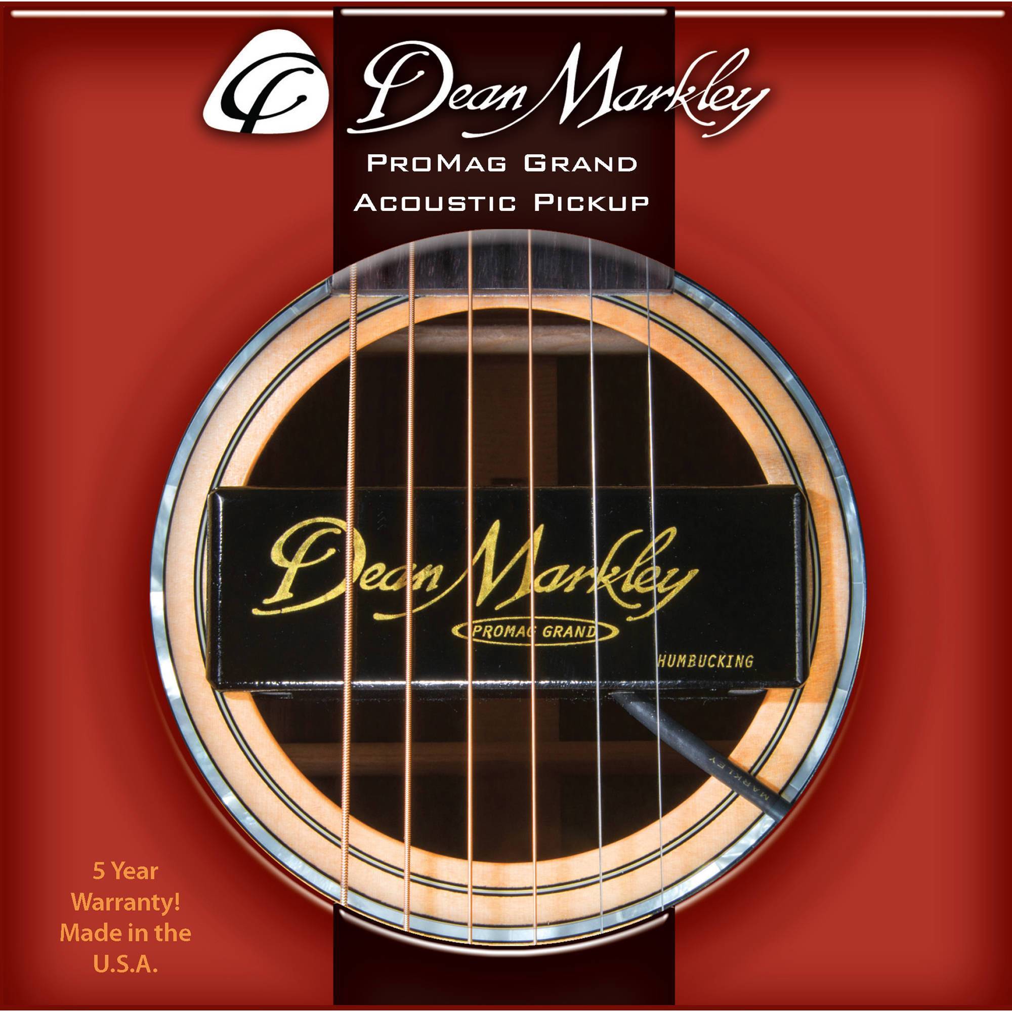 Dean Markley 3015 Pro Mag Grand Humbucking Pickup - Ideal for Recording