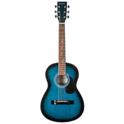 Denver DD34S-BLU 3/4 Size Blue Acoustic Guitar with Custom Gig Bag