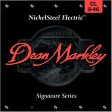 Dean Markley Custom Light 9 - 46 Nickel - Plated Steel Electric Guitar Strings for a Classic Sound
