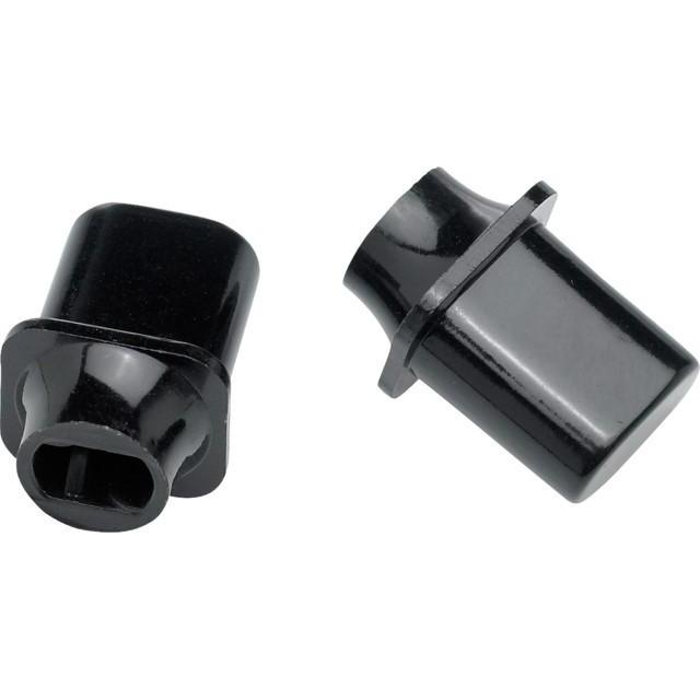 Hot Deal! Fender Original 2-Pack Black Tele Top Hat Style Switch Tips