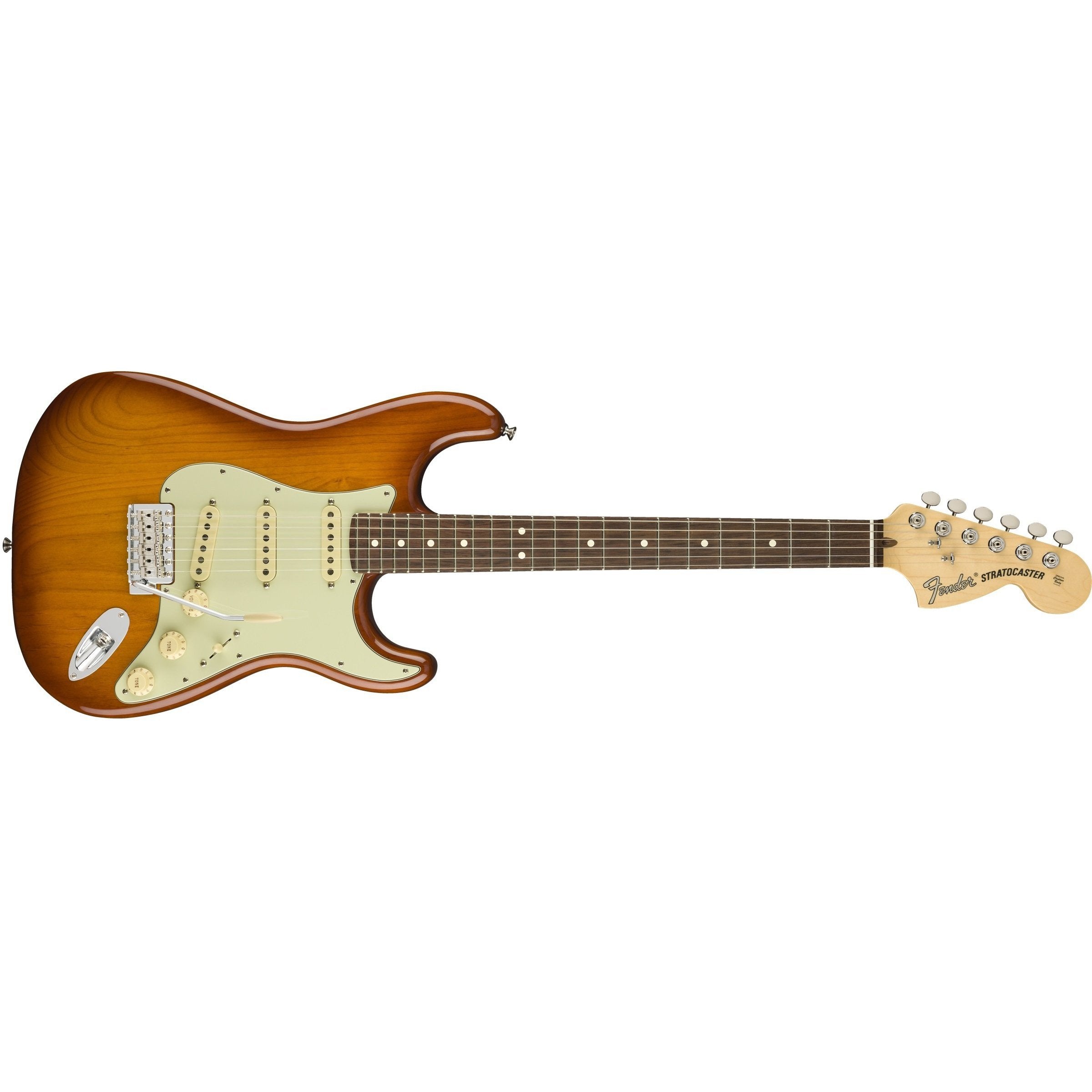 Fender American Performer Stratocaster RW Electric Guitar with Deluxe Gig Bag in Honeyburst