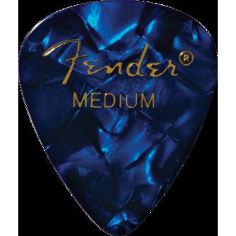Hot Deal! 12-Pack Fender Premium Medium-Blue Moto Celluloid Guitar Picks
