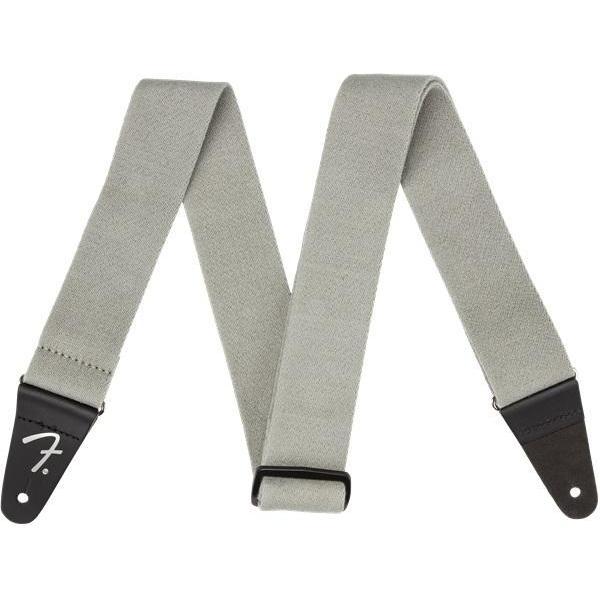 Fender Grey Supersoft Double Guitar Strap for Comfort and Style
