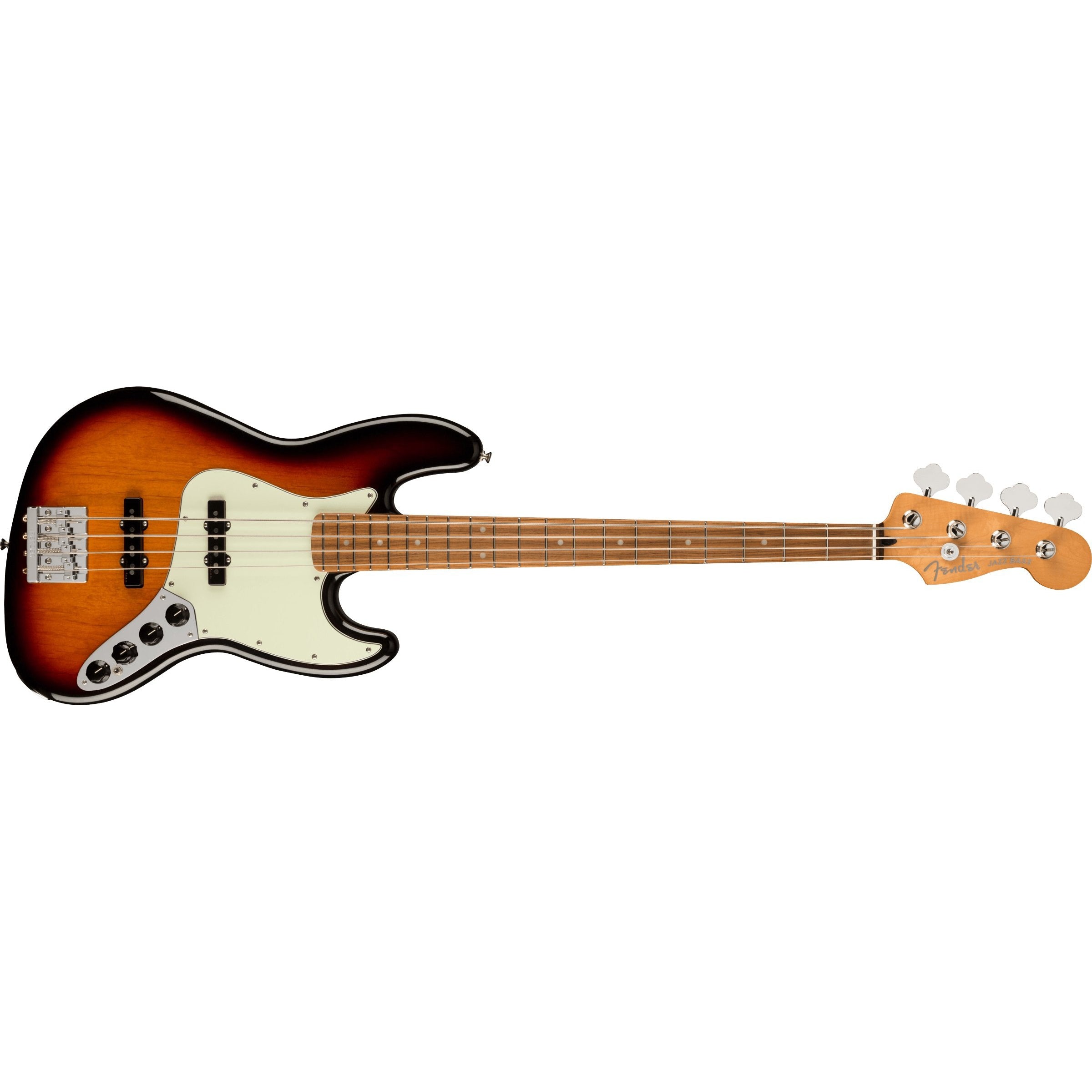 Hot Deal! Fender Player Plus Jazz Bass Guitar in 3 - Colour Sunburst with Deluxe Gig Bag