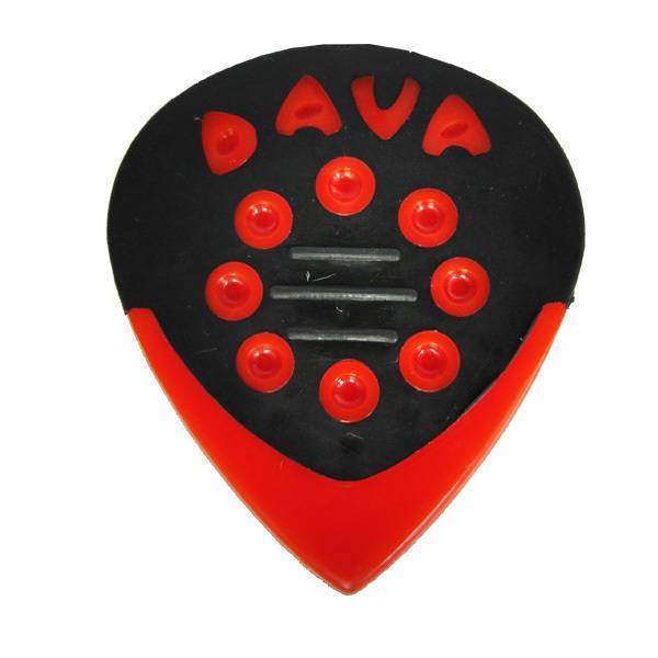 Dava D9024 6-Pack Control Jazz Guitar Picks with Rubber Grip
