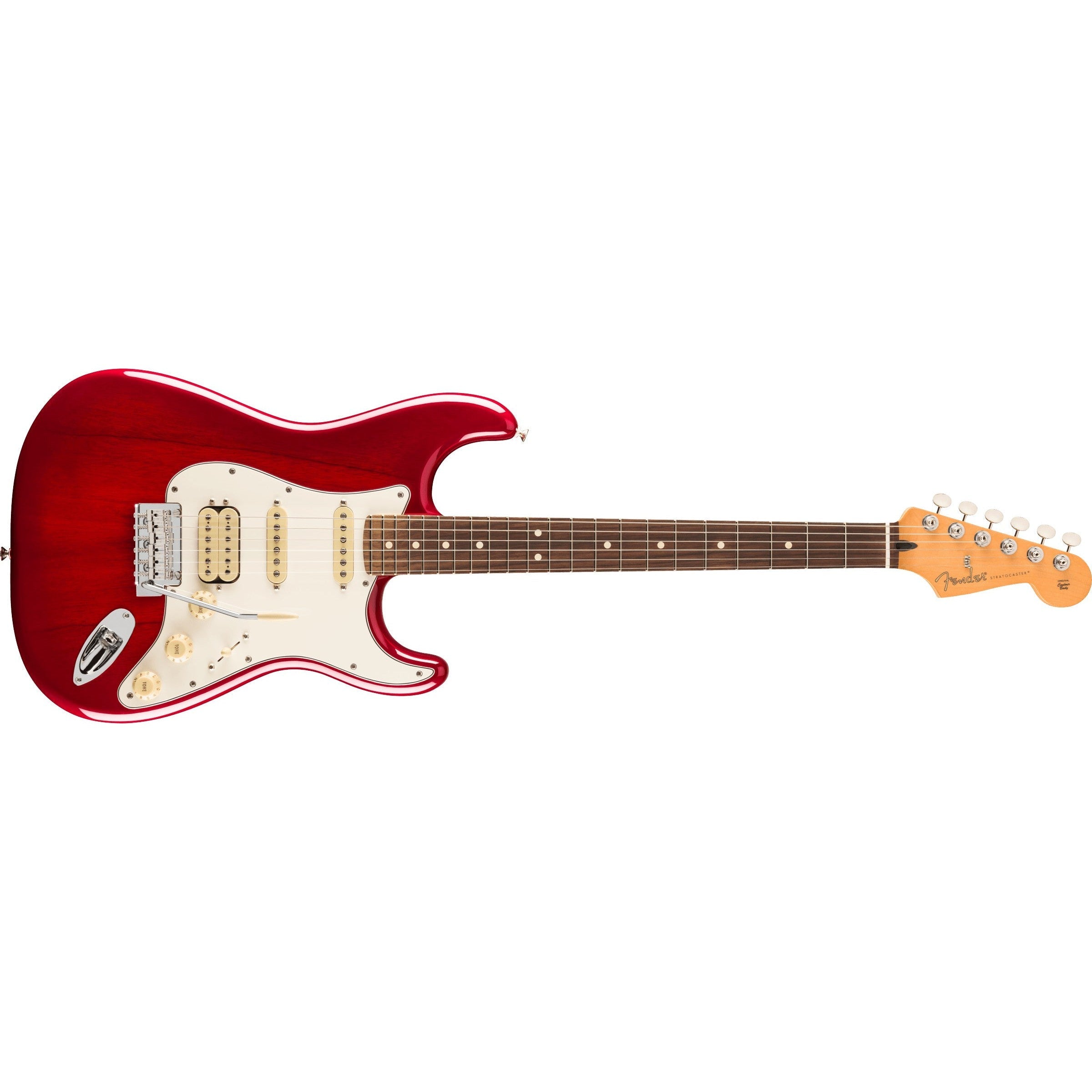 Hot Deal! Fender Player II HSS Electric Guitar in Transparent Cherry Burst - Right-Handed