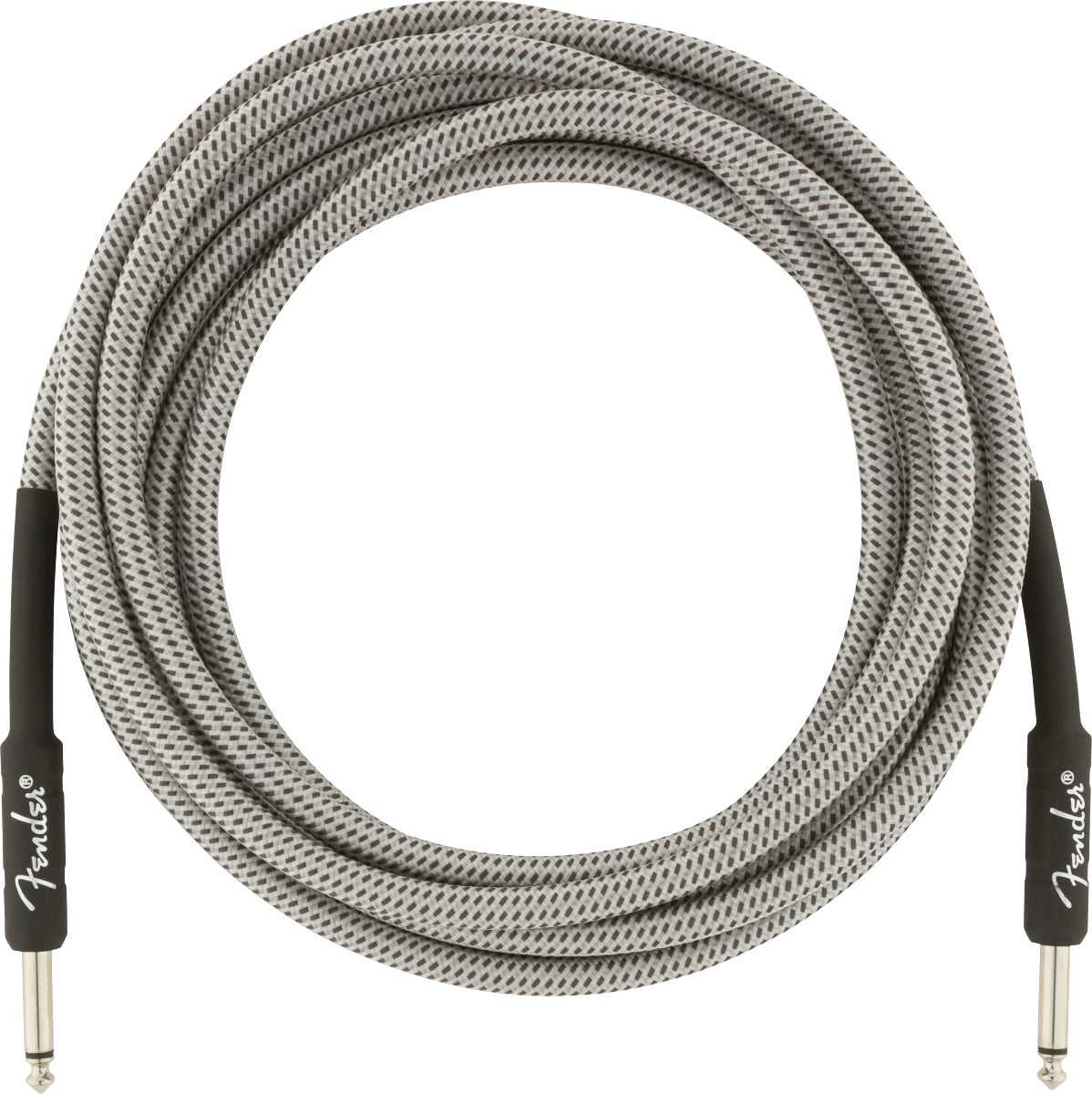 Fender Professional Instrument Cable: 1/4 Male to 1/4 Male, 15ft White Tweed - Great Deal!