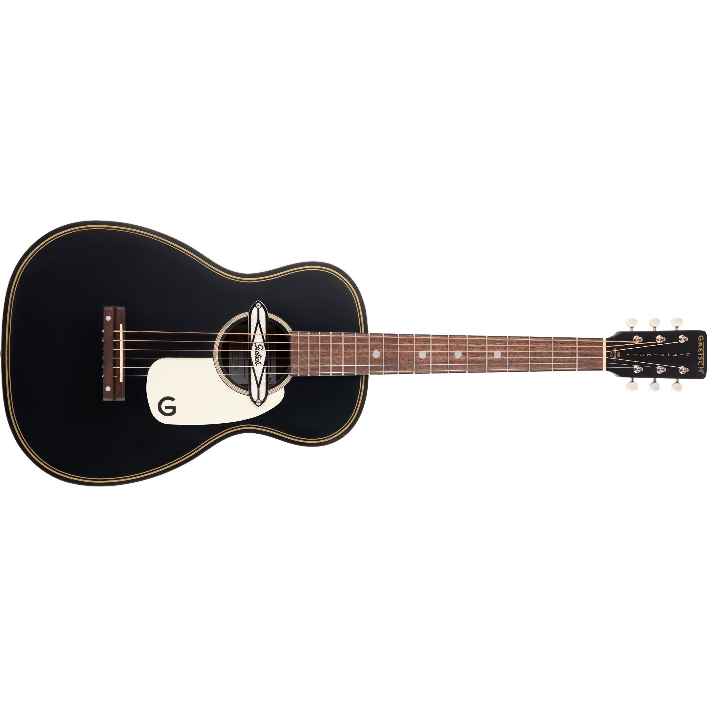 Gretsch G9520E Gin Rickey Acoustic-Electric Guitar with Soundhole Pickup in Smokestack Black Finish