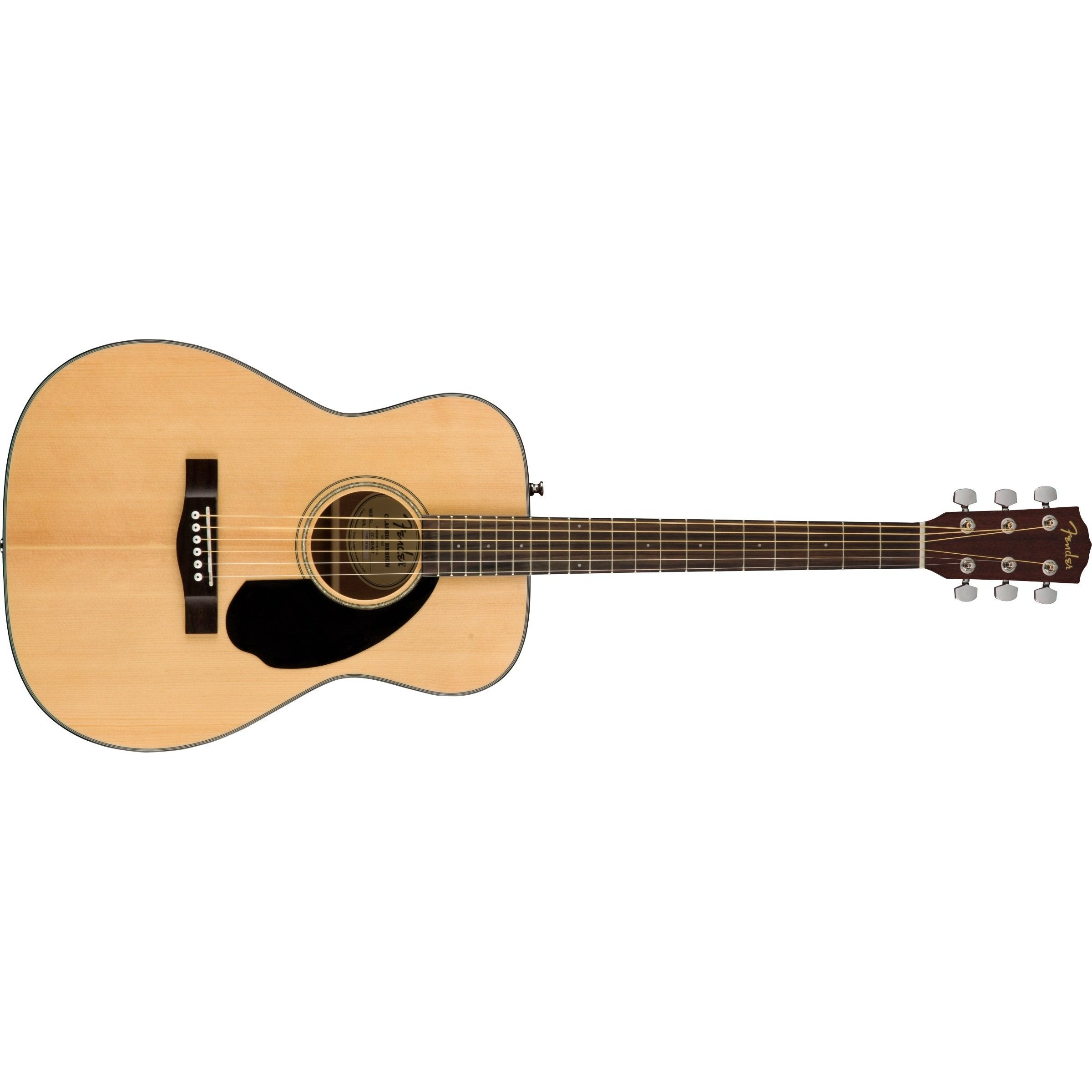 Fender CC-60S Natural Concert Acoustic Guitar - Ideal for Beginners