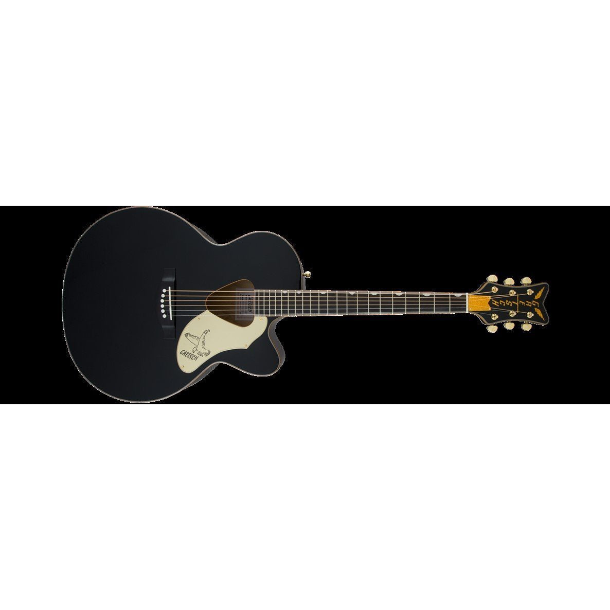 Hot Deal! Gretsch G5022CBFE Black Rancher Falcon Jumbo Acoustic/Electric Guitar