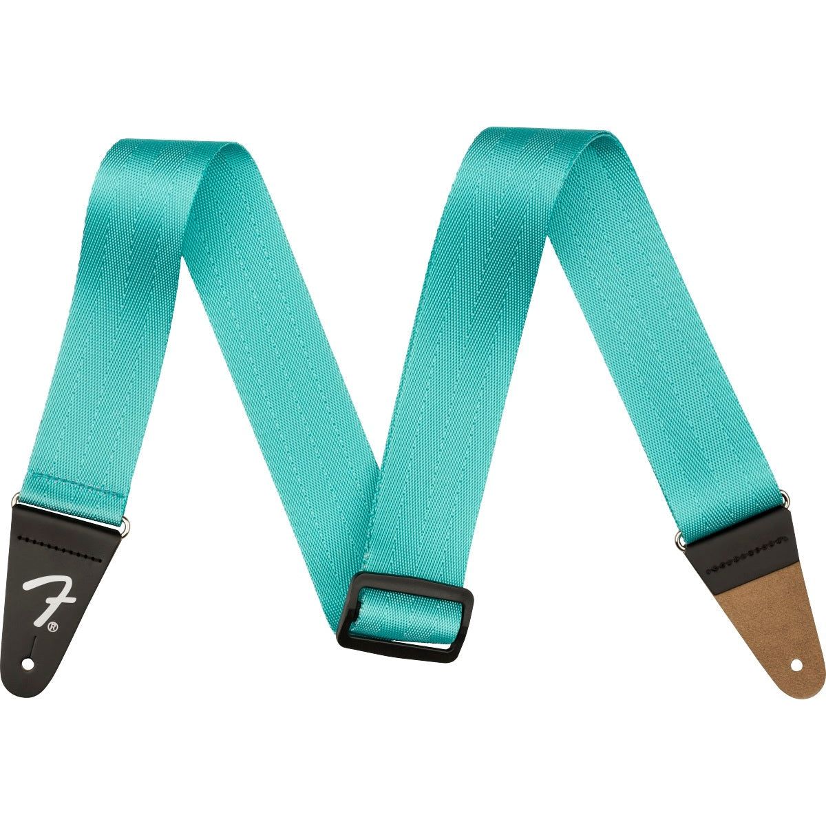 Fender American Professional II Miami Blue Seatbelt Style Guitar Strap